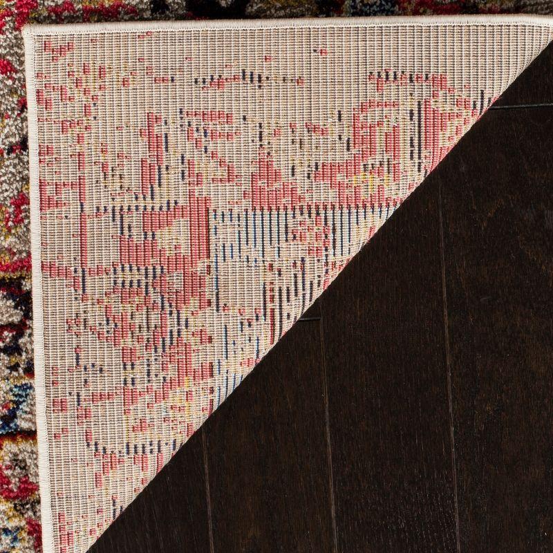Monaco MNC206 Power Loomed Indoor Area Rug - Grey/Multi - 8'x11' - Safavieh.