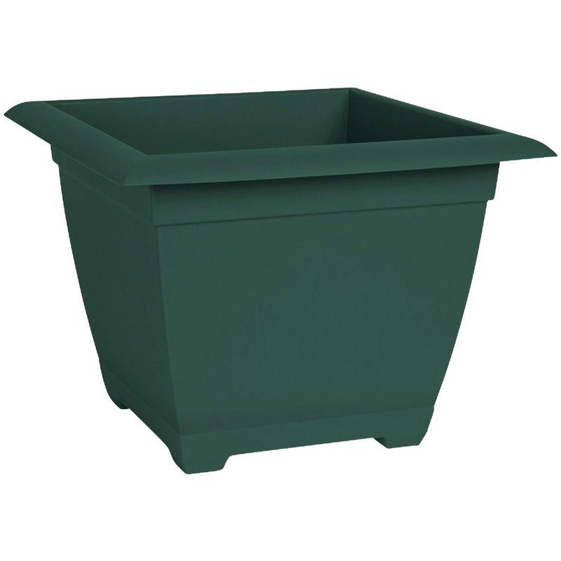 Eco-Friendly Turtle Green 15" Square Self-Watering Planter Box