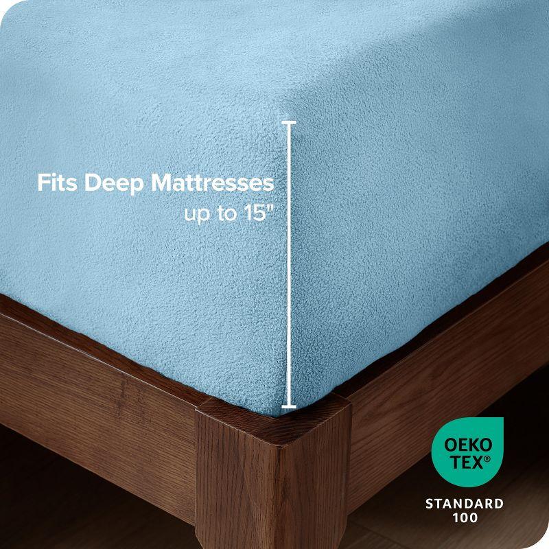 Bare Home Micro Fleece Super Soft Fitted Sheet
