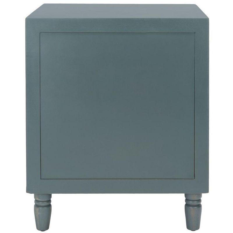 Blaise Nightstand with Storage - Dark Teal - Safavieh.