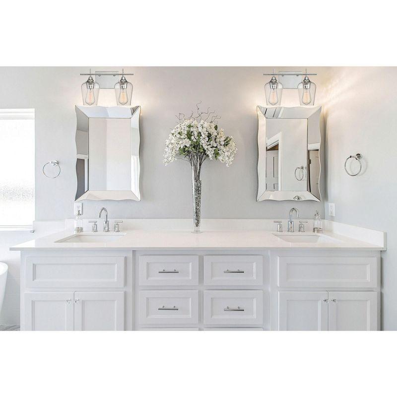 Savoy House Octave 2 - Light Vanity in  Polished Chrome