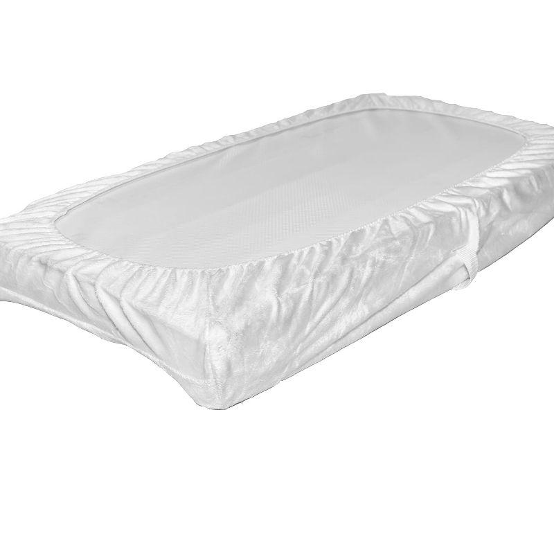 AFG Baby Furniture Contoured Changing Pad with Fabric Cover