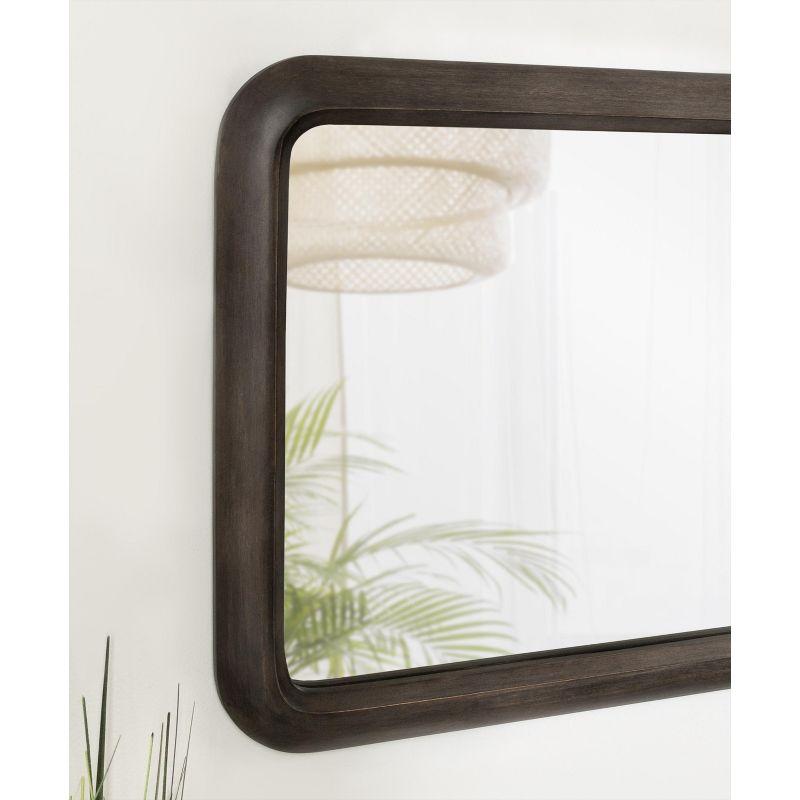 Kate and Laurel Pao Framed Wood Wall Mirror