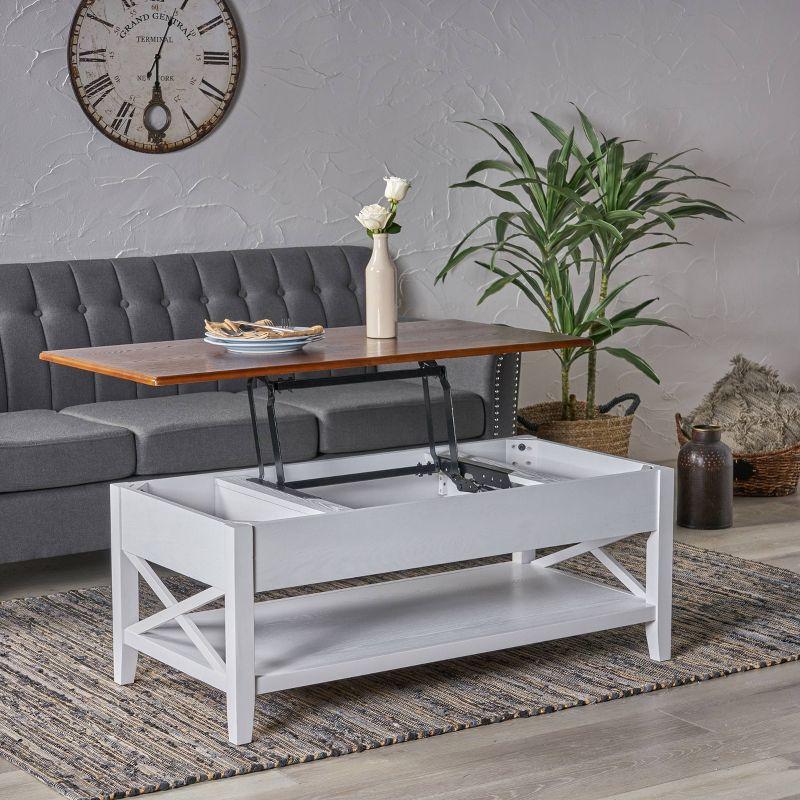 Decatur Farmhouse Lift Top Coffee Table - Christopher Knight Home