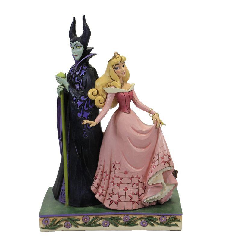 enesco Disney Traditions Jim Shore Aurora & Maleficent Figurine 9in H