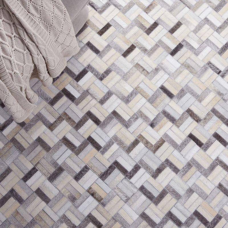 Studio Leather STL235 Power Loomed Area Rug - Black/Grey - 8'x10' - Safavieh.