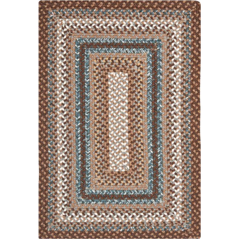 Braided BRD313 Hand Woven Accent Rug - Brown/Multi - 2'x3' - Safavieh.