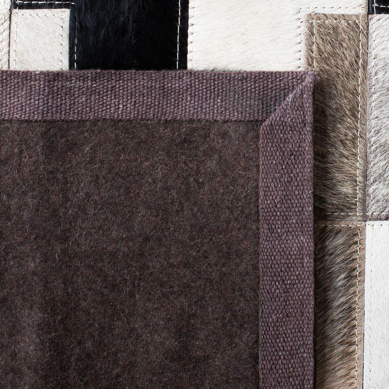 Studio Leather STL172 Hand Woven Area Rug - Ivory/Black - 3'x5' - Safavieh.