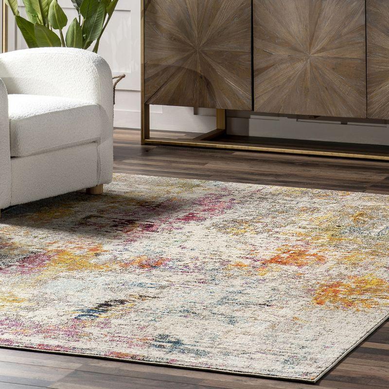 nuLOOM Cézanne Colorful Abstract Area Rug