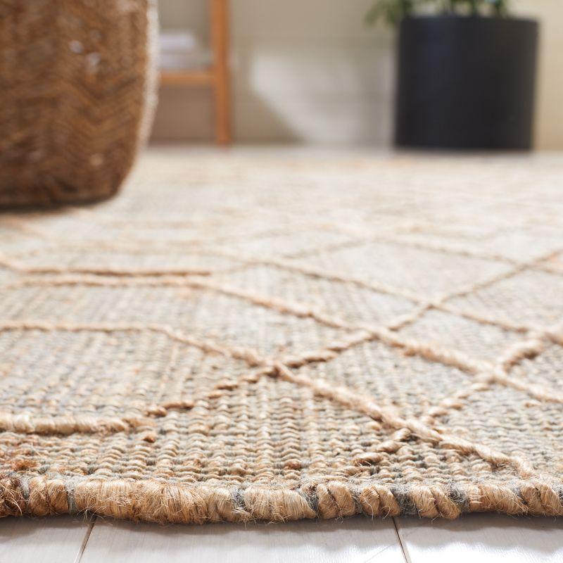 Handmade Beige Cotton Non-slip 8' x 10' Area Rug