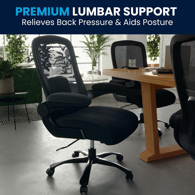 Black Mesh High-Back Ergonomic Executive Swivel Chair