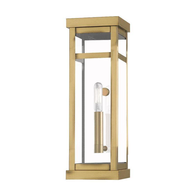 Livex Lighting Hopewell 1 - Light Wall Light in  Antique Brass