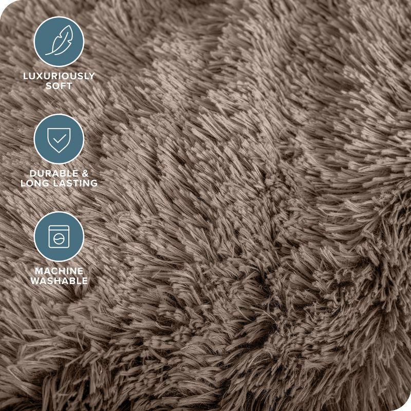Bare Home Shaggy Faux Fur Sherpa Blanket