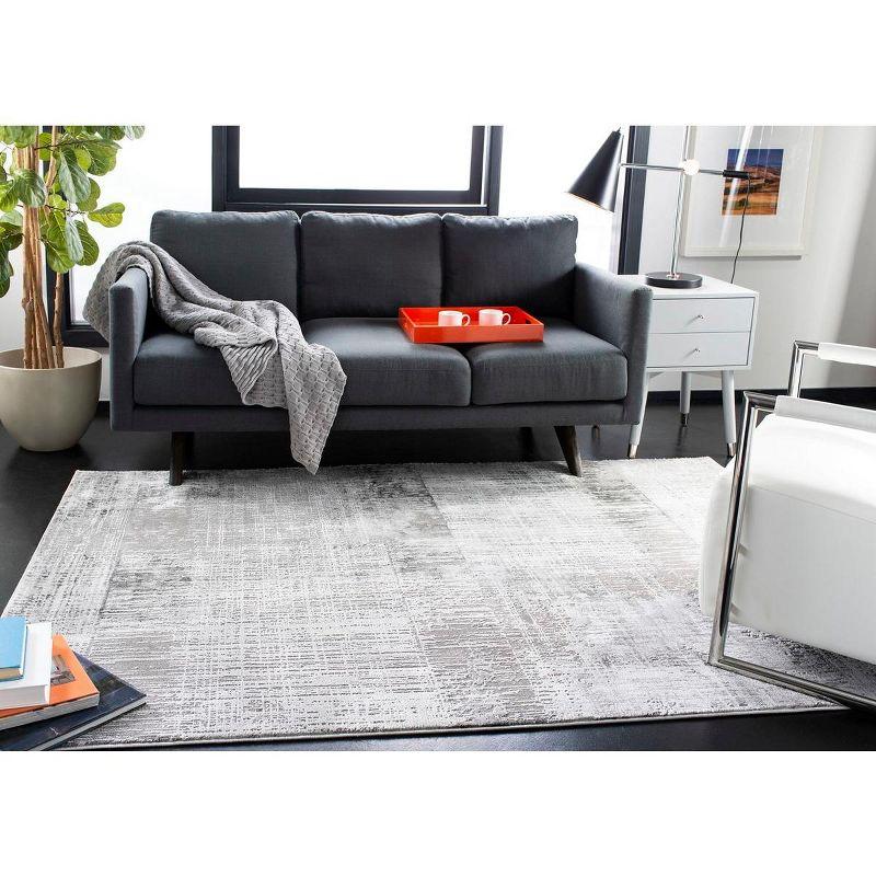 Craft CFT874 Loomed Indoor Area Rug - Grey/Dark Grey - 6'7"x9' - Safavieh