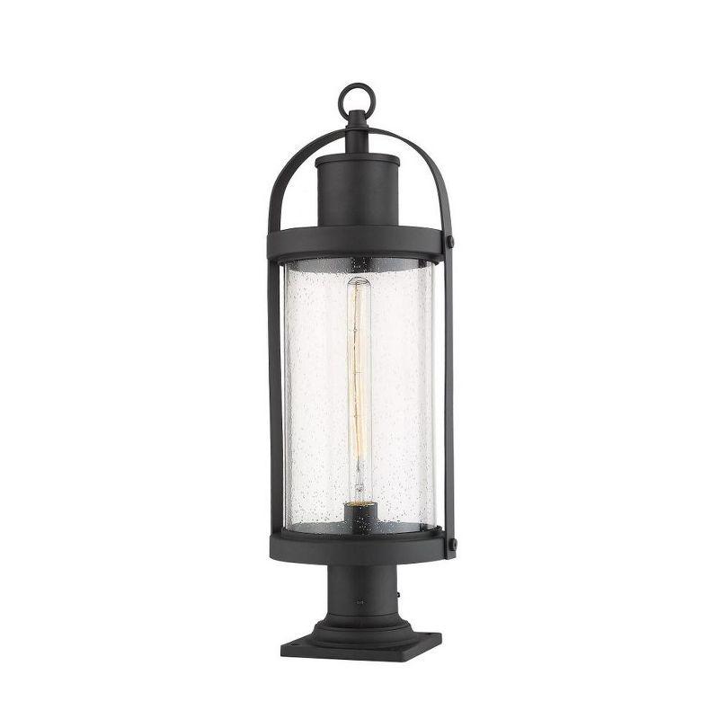 Z-Lite Roundhouse 1 - Light Lantern in  Black