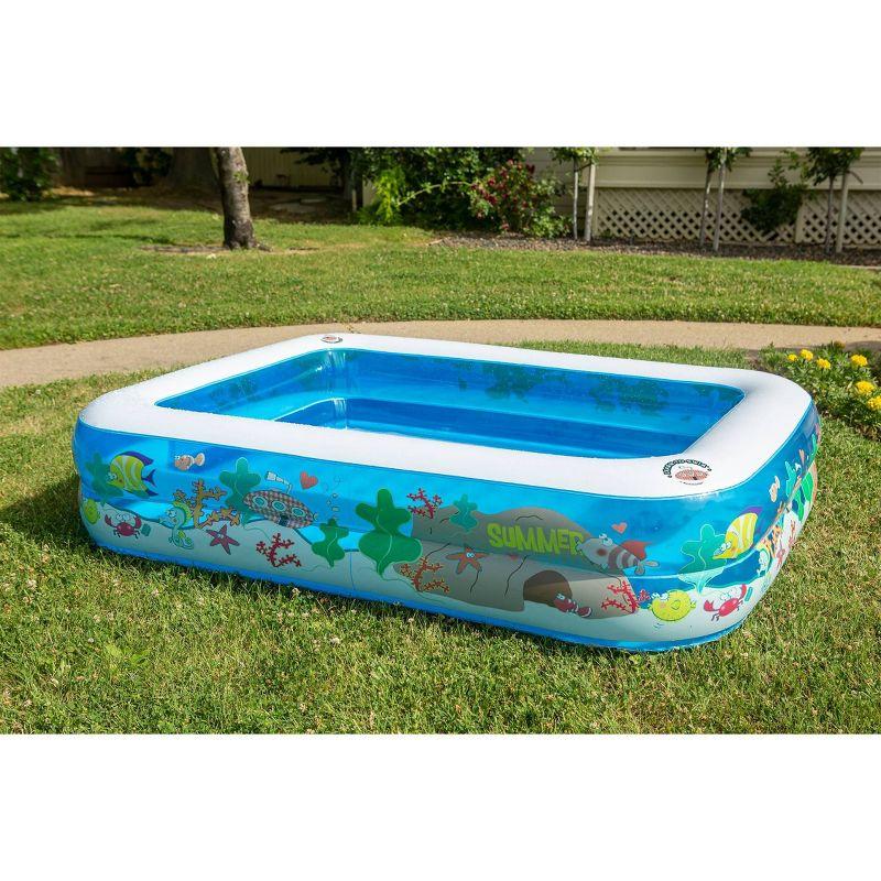Poolmaster 53" x 16" Inflatable Kiddie Swimming Pool for Big Fun Summer School