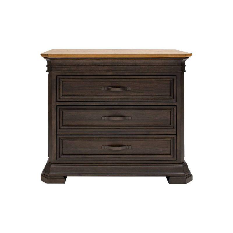 Sonoma Brown 2-Drawer Lockable Lateral File Cabinet