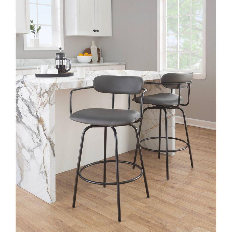 Set of 2 Demi Counter Height Barstools - LumiSource