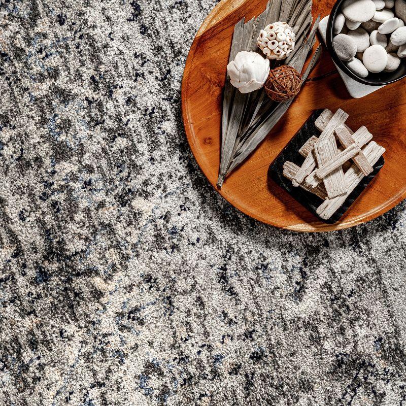 Nuloom Doris Geometric 9x12 Indoor Area Rug for Living Room Bedroom Dining Room Kitchen, Grey/Ivory