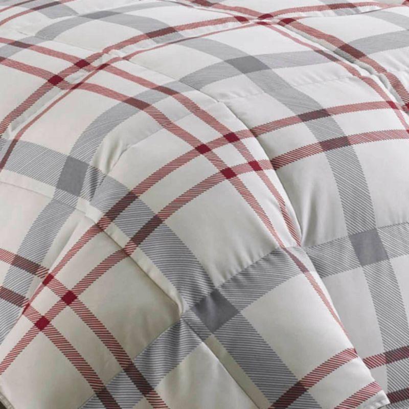 Portage Bay Plaid Duvet Cover And Sham Set Silver - Eddie Bauer®