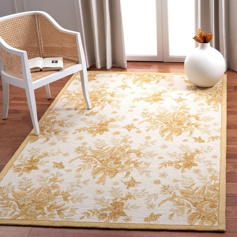 Chelsea HK250 Handmade Area Rug - 8'x10' - Ivory/Gold - Safavieh