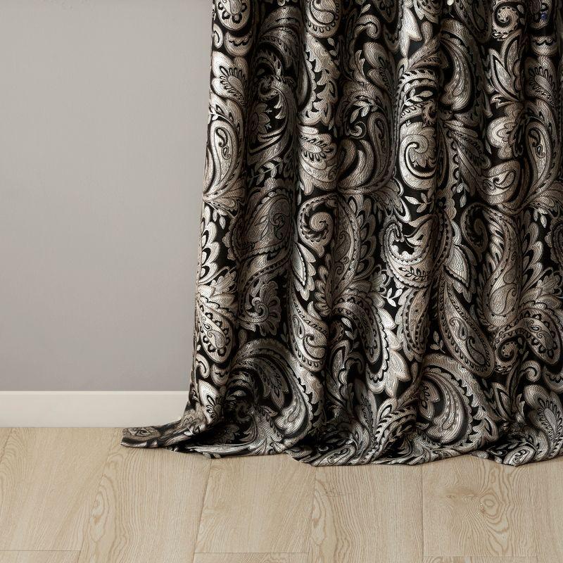 Aubrey Jacquard Curtain Panel Pair