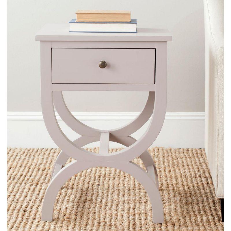 Floris End Table With Storage