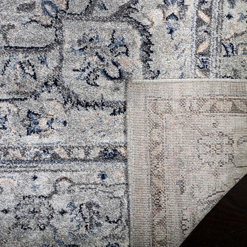 Charleston CHL411 Loomed Indoor Area Rug - Grey/Dark Grey - 5'3"x7'6" - Safavieh