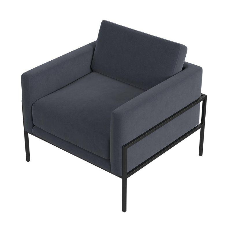 Modern Metal Frame Accent Chair - HomePop