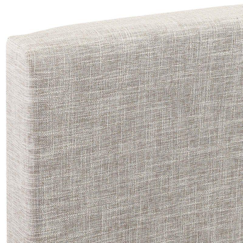 Elegant Beige Linen Upholstered King/Cal King Headboard