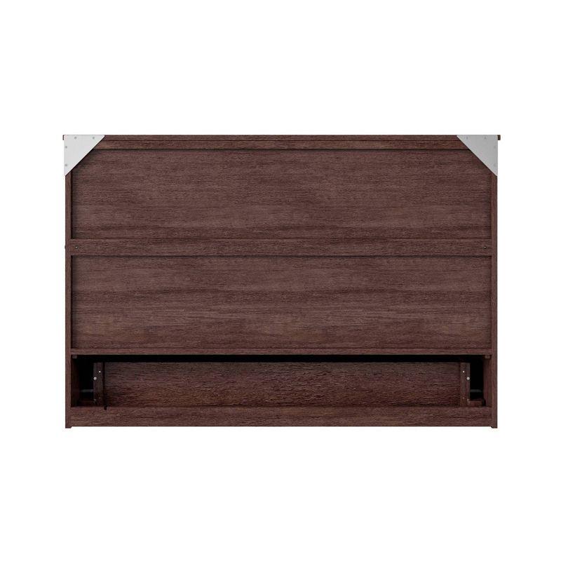Queen Deerfield Murphy Bed Chest with Charging Station - AFI Atlantic Furniture