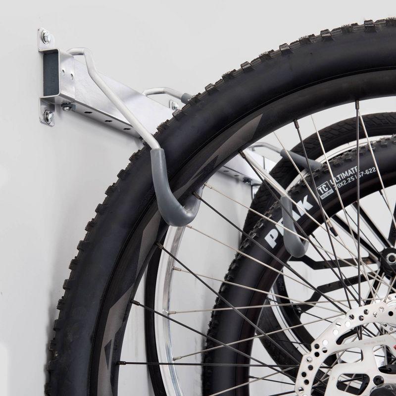4 Bike Wall Mounted Bike Rack