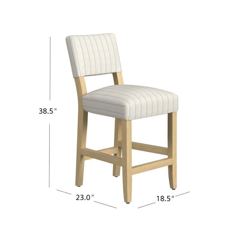 Open Back Counter Height Barstool - HomePop