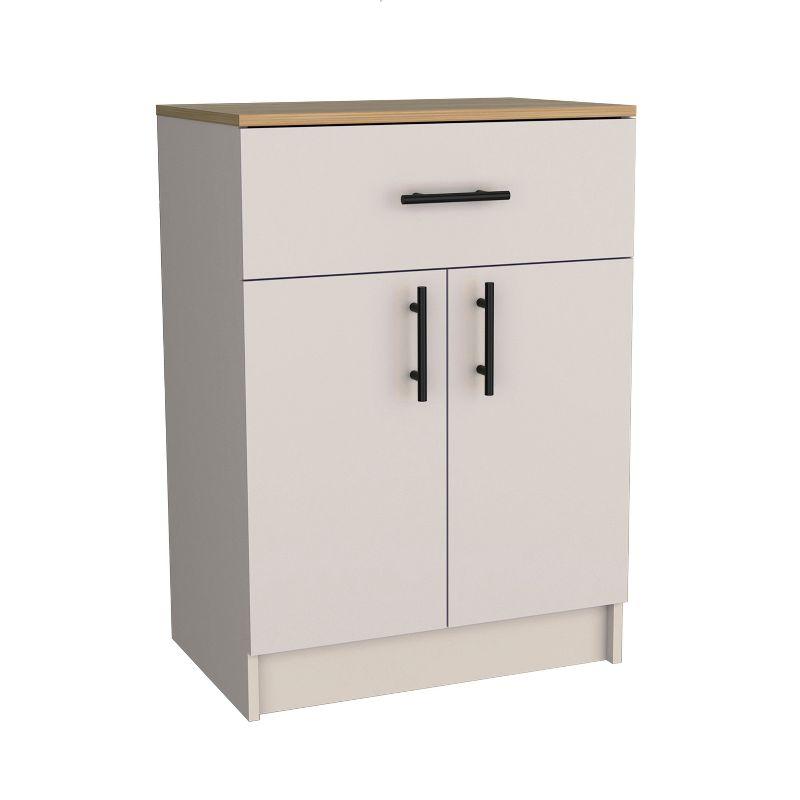 Latitude Run® Barbados Pantry Cabinet, One Drawer, Two Interior Shelves