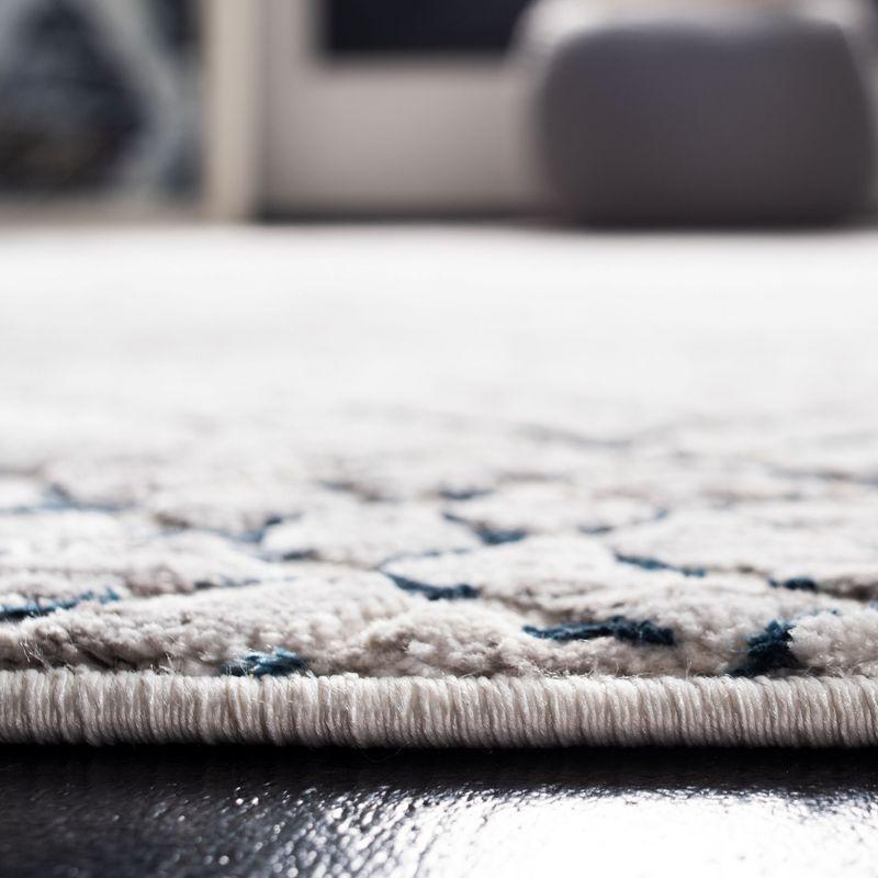 Amalfi AMF552 Power Loomed Area Rug - Cream/Navy - 4'x6' - Safavieh.