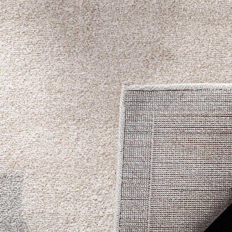 Amherst AMT423 Power Loomed Indoor Area Rug - Beige/Light Grey - 5'x5' - Safavieh