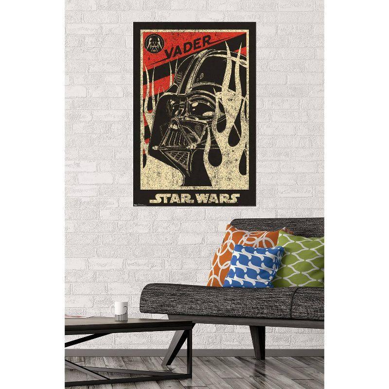 34" x 22" Star Wars: Saga Vader Propaganda Premium Poster - Trends International