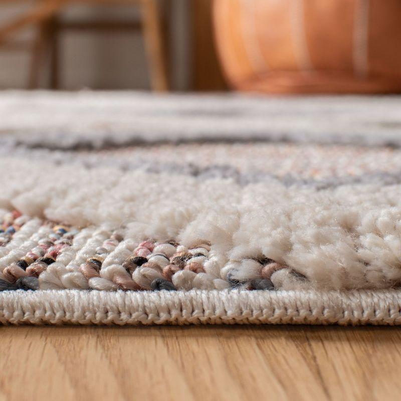 Marrakesh MRK523 Power Loomed Area Rug - Grey/Multi - 6'7"x6'7" - Safavieh.