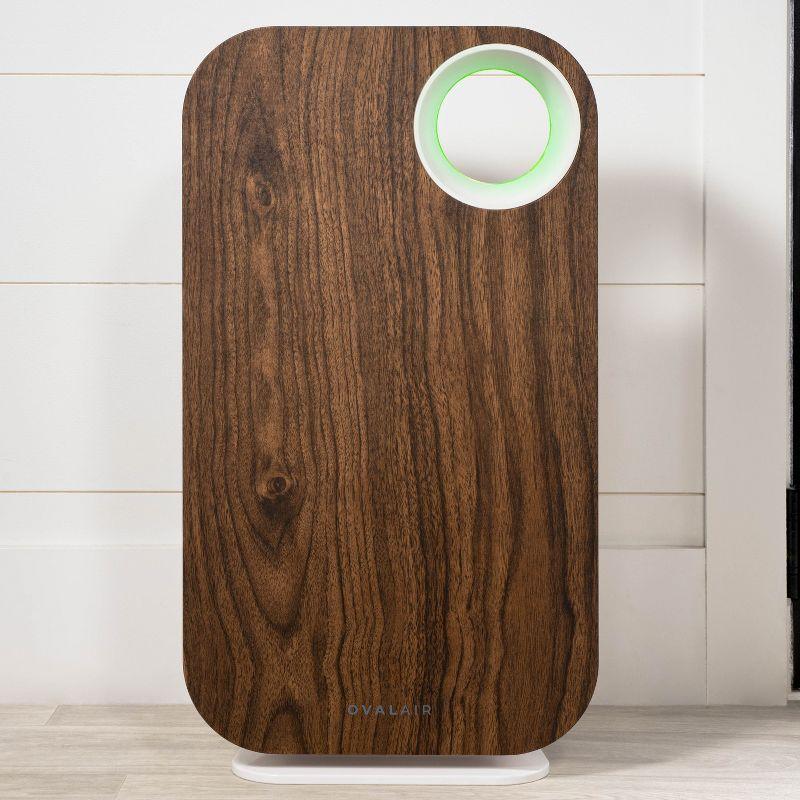 OVAL AIR 3-Stage H13 True HEPA 5-in-1 Air Purifier reduces Allergies, Asthma, Pets, Odor, Smoke