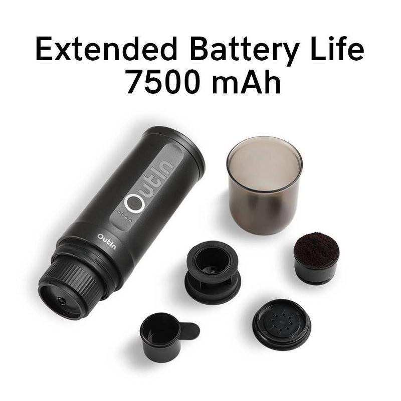 OutIn Nano Portable Electric Espresso Machine Space Gray