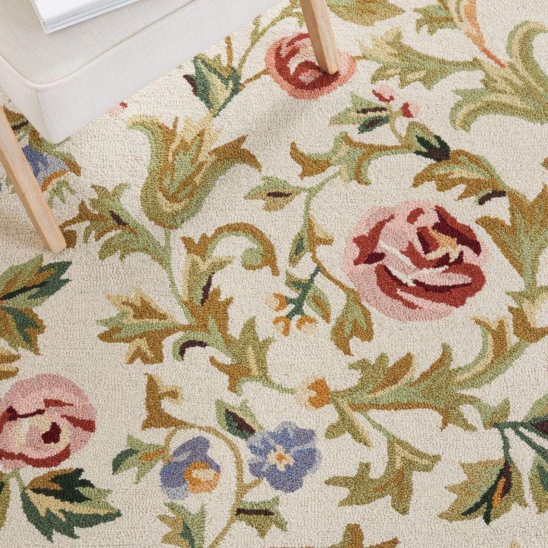 Chelsea HK310 Handmade Area Rug - 4' Round - Ivory - Safavieh