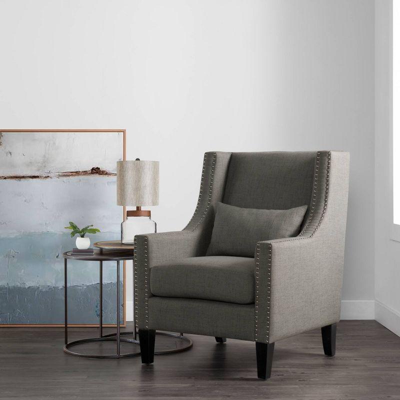 Ryan Accent Armchair Charcoal - Picket House Furnishings