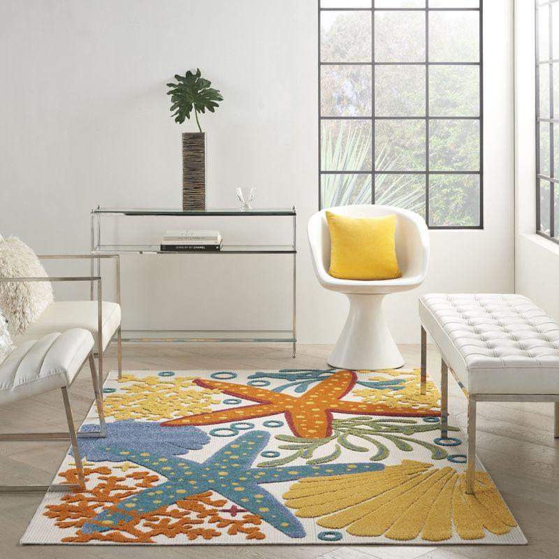 Nourison Aloha Ocean Starfish Indoor/outdoor Area Rug