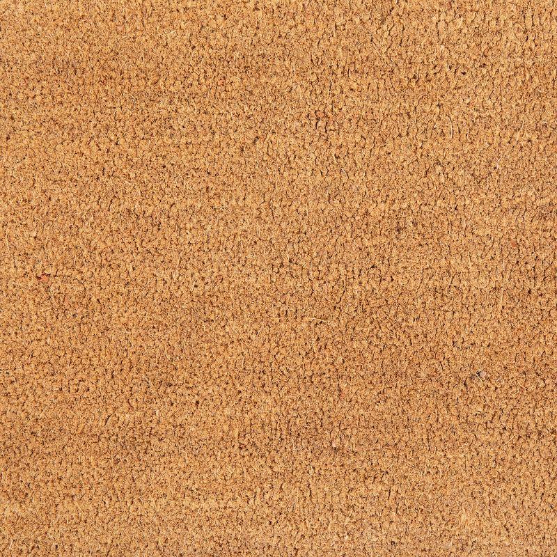 Natural Coir 18" x 30" Outdoor Doormat with Anti-Slip Backing