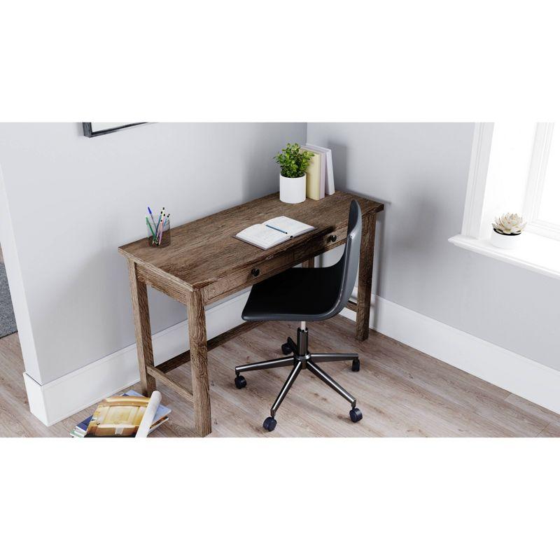 Large Arlenbry Home Office Desk Gray - Signature Design by Ashley: Contemporary Urban Style, Laminated Surface, Wood Composite