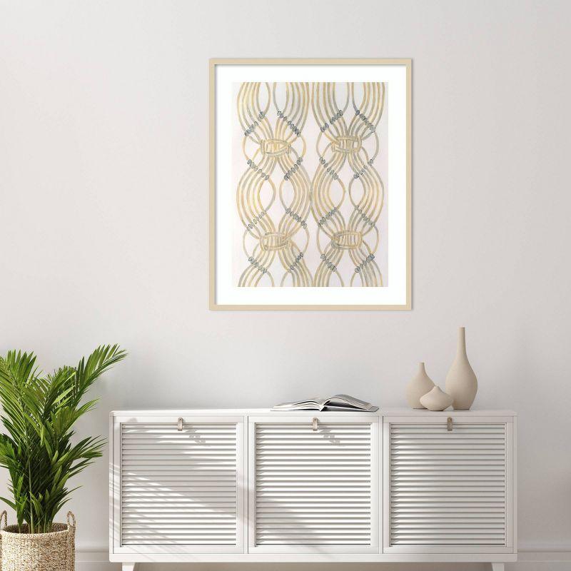 Amanti Art Beaded Veil II by Vanna Lam Wood Framed Wall Art Print