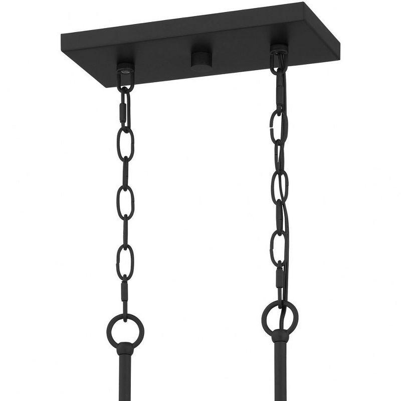 Quoizel Lighting Prescott 5 - Light Island Pendant Light in  Matte Black