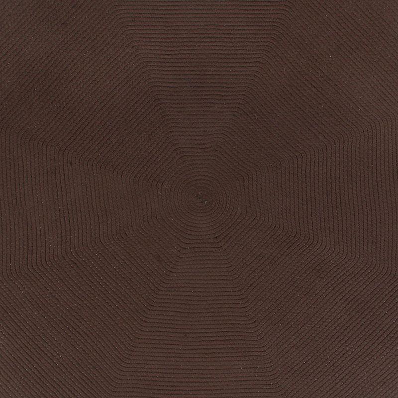 24" x 68" Alpine Collection Chocolate Solid Reversible Indoor Area Utility L-Shape Rug - Better Trends