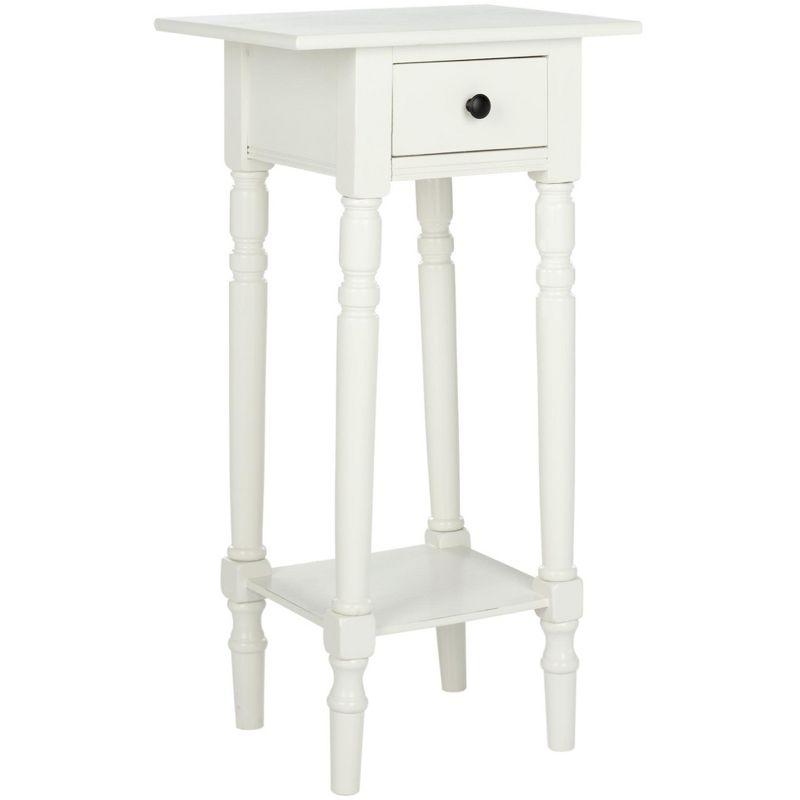 Sabrina End Table - AMH5704C - Distressed Cream - Safavieh Couture