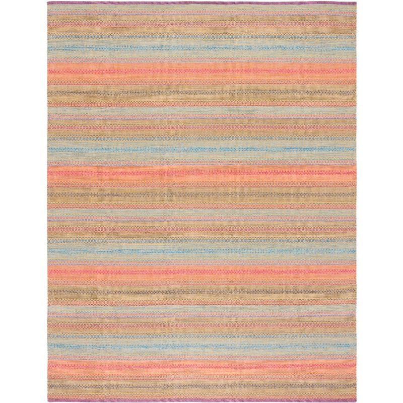 Montauk MTK851 Hand Woven Area Rug - Blue/Pink - 5'x8' - Safavieh.